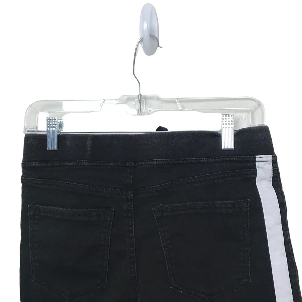 Black Daisy Side Stripe Stretch Shorts Juniors Small - Picture 6 of 10